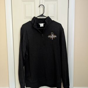 MLB Texas Rangers World Series Black Quarter-Zip Medium